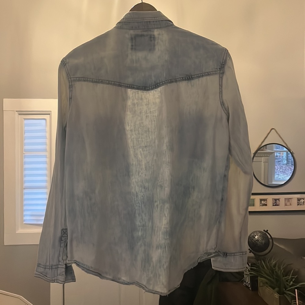Garage chambray M button down - Picture 3 of 7